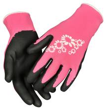 Safe-On Garden handsker pink str. 8